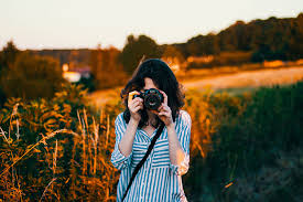 Woman taking photo